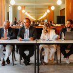 Candidata da IL à União de Freguesias de São Lázaro e São João do Souto, Virgínia Figueiredo, assiste a jogo do ABC no Pavilhão Flávio Sá Leite