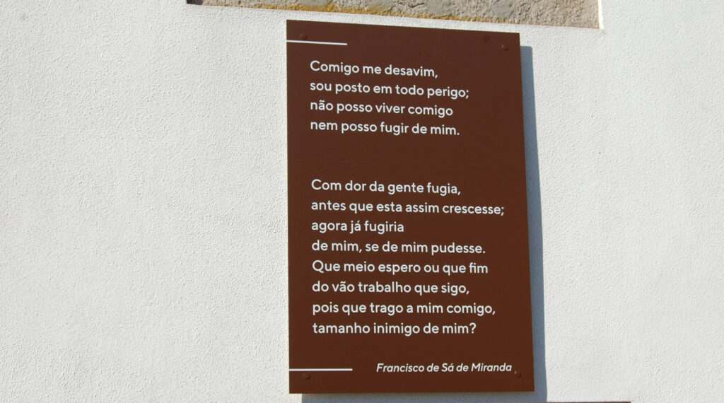 portable Pinion Misery Amares vai espalhar poemas de Sá de Miranda pelo concelho - Terras do Homem