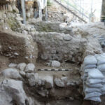 Nova erupção do vulcão indonésio do monte Merapi