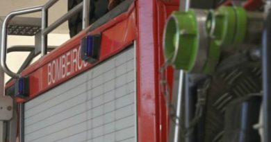 Incêndio em garagem obriga à evacuação de prédio de oito andares em Braga