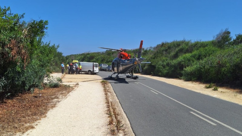 Homem resgatado após queda de arriba na Zambujeira do Mar